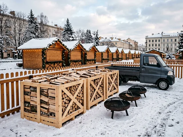 Дрова для ярмарок и городских праздников в Стерлитамаке